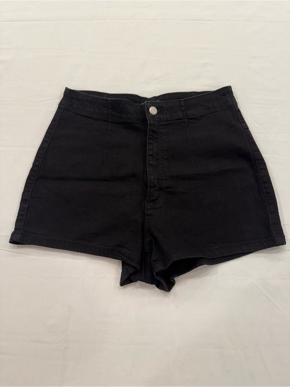 wild fable Black High-Rise Denim Shorts
